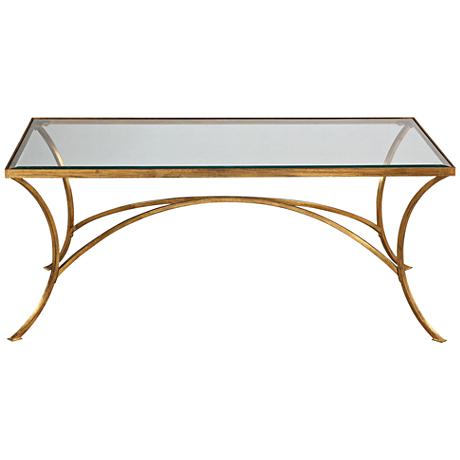 CT00179 tempered glass stainless steel gold end table for weddi