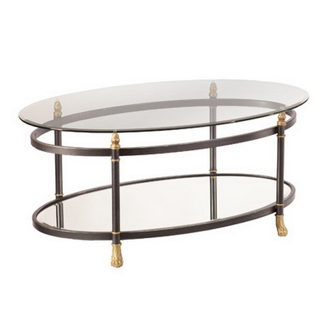 CT00196 Alibaba long silver stainless steel mirror glass table