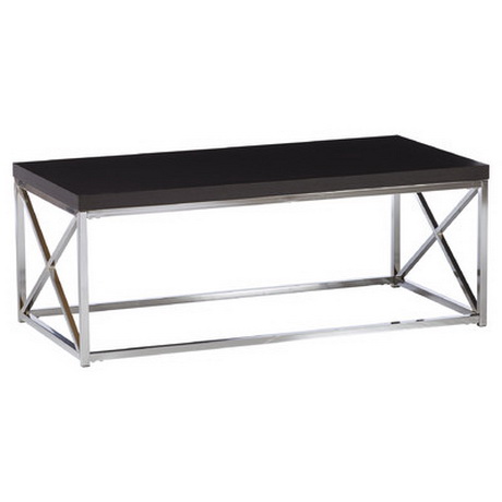 CT00279 event rental mirror glass table stainless steel modern