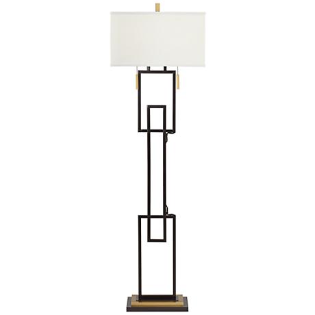 6610433 Steel floor lamp