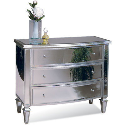 610008 Modern mirrored drawer cabinets chest