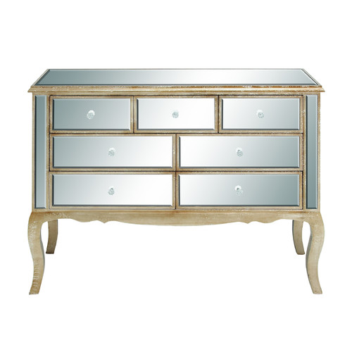 610083 Chipboard chest of drawers