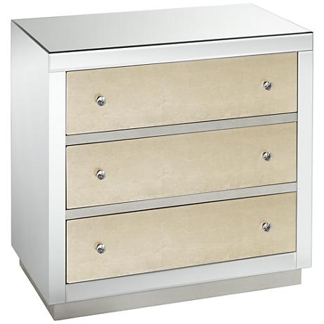 610334 vintage industrial mirrored cabinet