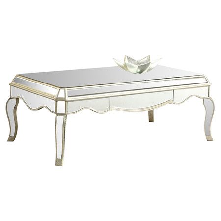 620025 Modern mirrored coffee table