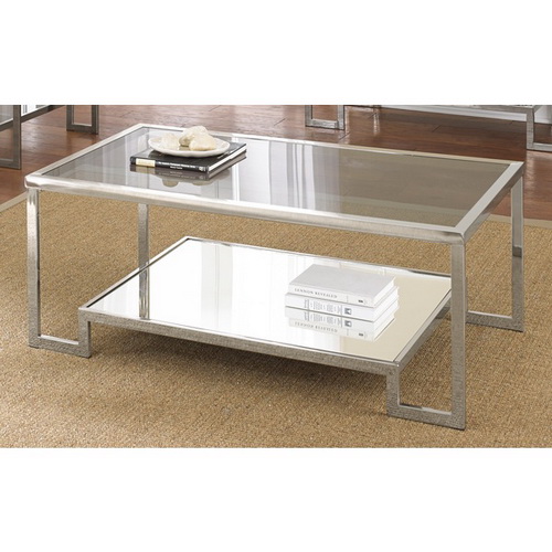 620033 Modern mirrored coffee table