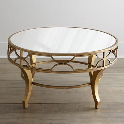 620064 Modern mirrored coffee table