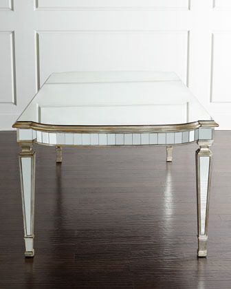 620075 Modern mirrored coffee table