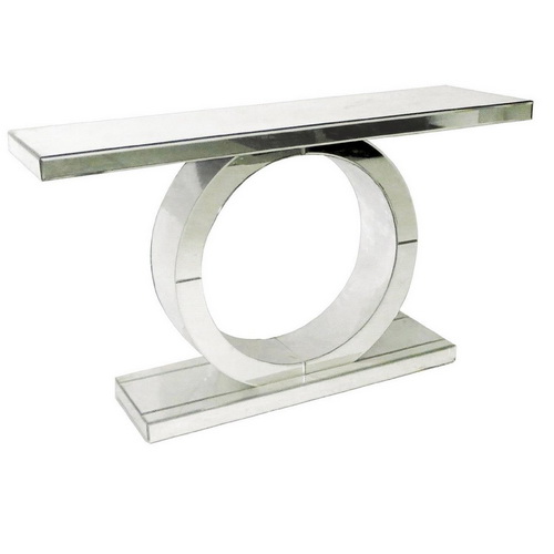 630002 Modern mirrored console table