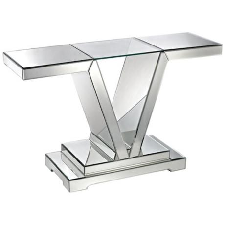 630008 console mirrored table modern
