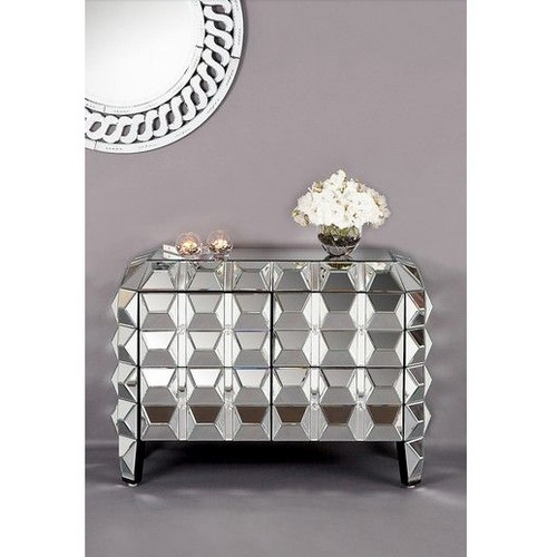 630049 half moon mirrored console table