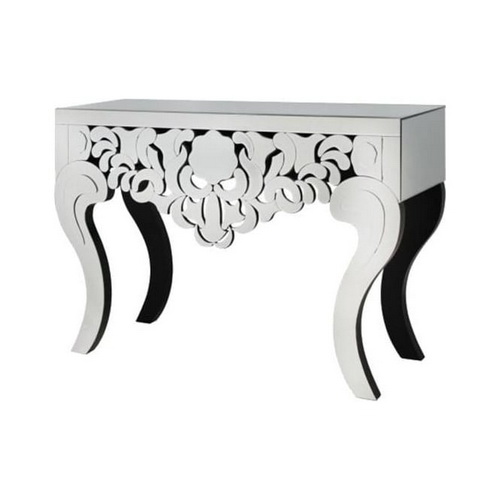 630335 wooden console table with mirror