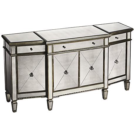 660041 French style display cabinet