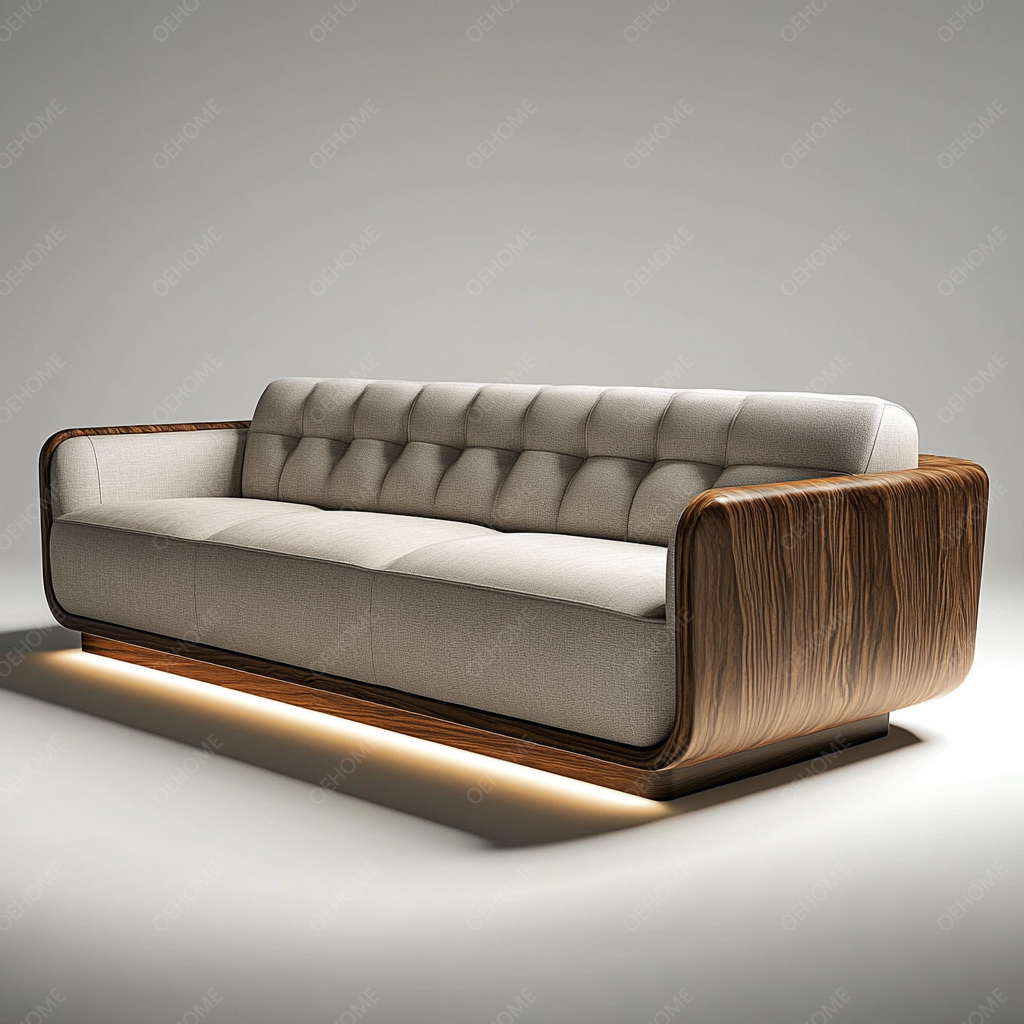 MA0019 Walnut-Colored Wabi-Sabi Modern Style Luxury Velvet Fabri