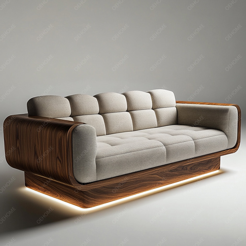MA0020 Walnut-Colored Wabi-Sabi Modern Style Luxury Velvet Fabri