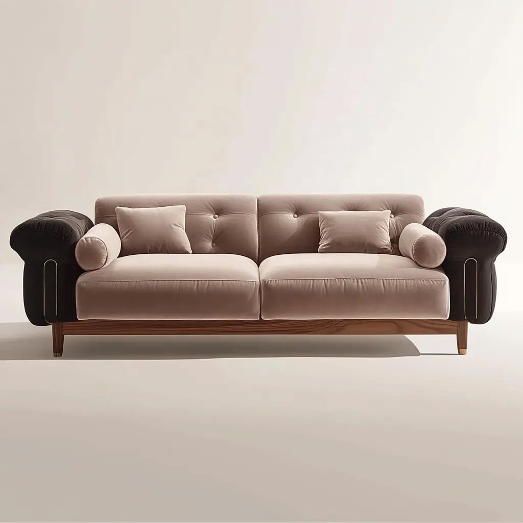 MA0029 Solid wood Matoezzi Modern Style Luxury Fabric Wooden lou