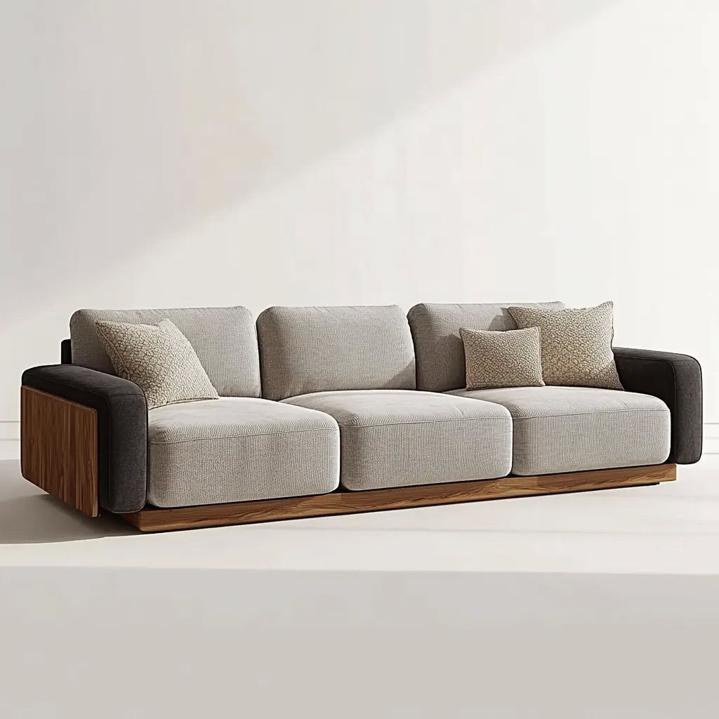 MA0032 Solid wood Matoezzi Modern Style Luxury Fabric Wooden lou