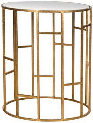 ET00010 Hotel gold end table