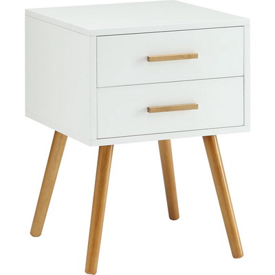 ET00309 Steel end table with marble tops/tempered glass