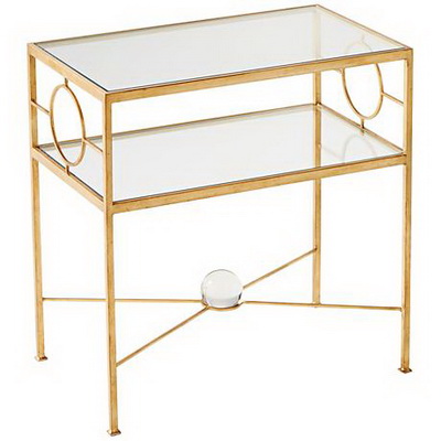 ET00440 End table with marble tops/tempered glass